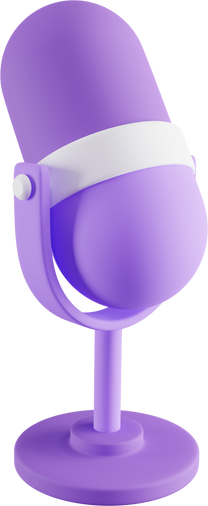 microphone 3D icon